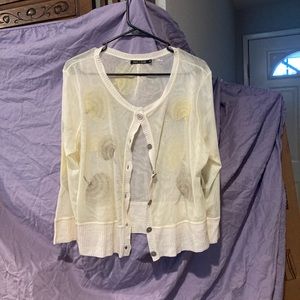 NIC + ZOE LIGHT WEIGHT SHRUG SZ XL NWT